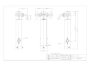 カクダイ 624-202 商品図面 ステンレス混合栓柱 商品図面1