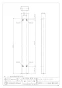 カクダイ 624-500-150 商品図面 厨房用ステンレス水栓柱 商品図面1