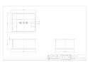 カクダイ 626-001 商品図面 散水栓ボックス(ホース口つき) 商品図面1