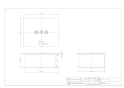 カクダイ 626-002 商品図面 散水栓ボックス 商品図面1