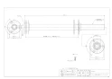 カクダイ 6487 商品図面 ユニット取出し金具(スーパーロング) 商品図面1