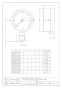 カクダイ 649-873-03B 商品図面 蒸気用圧力計(一般用･Aタイプ) 商品図面1