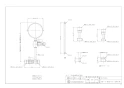 カクダイ 6498K 商品図面 水道メーター用水圧テスター(金門ネジ用) 商品図面1