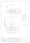 カクダイ 6506-20X25 商品図面 ボールバルブ(片ナットつき) 20×25 商品図面1