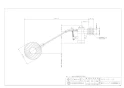 カクダイ 660-031-25 取扱説明書 商品図面 複式ボールタップ(水位調整機能つき) 25 商品図面1