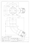 カクダイ 682-002-22 商品図面 高床用水栓ボックス 商品図面1