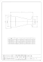 カクダイ 690-08-DXC 商品図面 ヘルール同芯レデューサー 2S×1.5S 商品図面1