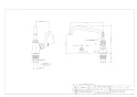 カクダイ 700-707-20QR 商品図面 厨房用立形自在水栓 商品図面1