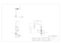 カクダイ 700-737 商品図面 施工説明書 立水栓 商品図面1