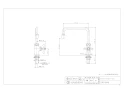 カクダイ 700-780-CU 商品図面 立形自在水栓 商品図面1