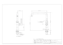 カクダイ 700-801-D 商品図面 施工説明書 泡沫立形自在水栓 マットブラック 商品図面1