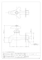 カクダイ 701-018HK-13 商品図面 横水栓 商品図面1