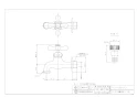 701-028-13 商品図面 ガーデン用横水栓 レトロ 商品図面1