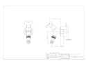 カクダイ 701-239-13 商品図面 ガーデン用水栓 マットブラック 商品図面1