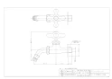 カクダイ 701-302-13 商品図面 ガーデン用万能ホーム水栓 商品図面1