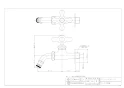 カクダイ 701-302K-13 商品図面 ガーデン用万能ホーム水栓 商品図面1