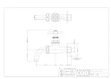 カクダイ 701-518-CU 商品図面 万能ホーム水栓 商品図面1