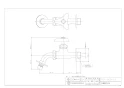 カクダイ 701-900-13 商品図面 洗濯機用水栓 商品図面1