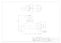 7010-25 商品図面 横水栓 商品図面1