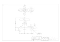 カクダイ 7010FBP-13 商品図面 カラー横水栓 ブロンズ 商品図面1