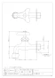 カクダイ 7012 商品図面 泡沫横水栓 13 商品図面1