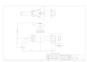 カクダイ 7015-20 商品図面 万能ホーム水栓 商品図面1
