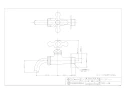 カクダイ 7015F-13 商品図面 万能ホーム水栓 商品図面1