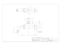 カクダイ 7019B 商品図面 洗濯機用水栓 13 商品図面1