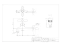 カクダイ 702-026-13 商品図面 ガーデン用胴長横水栓 商品図面1