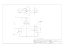 カクダイ 703-002-20 商品図面 横水栓 商品図面1