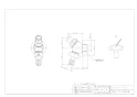 カクダイ 703-011-13 商品図面 共用カップリング付き水栓 商品図面1