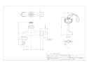 カクダイ 703-102-13 商品図面 共用カップリング付き横水栓(かぎ式) 商品図面1