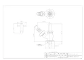 カクダイ 703-216-13 商品図面 共用散水栓(首長かぎ式) 商品図面1