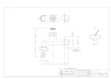 カクダイ 7031-13 商品図面 共用カップリング付き横水栓(かぎ式) 商品図面1