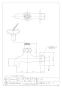 カクダイ 7035 商品図面 共用横水栓(かぎ式) 13 商品図面1