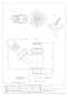 カクダイ 7036J-20 商品図面 共用散水栓(かぎ式) 商品図面1