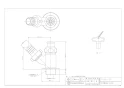 カクダイ 7036J-25 商品図面 共用散水栓(かぎ式) 商品図面1