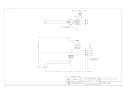 カクダイ 706-007-20QR 商品図面 厨房用自在水栓 商品図面1
