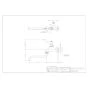 カクダイ 706-064-20QR 商品図面 厨房用自在水栓 商品図面1