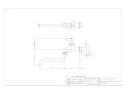 カクダイ 7060-20X170 商品図面 自在水栓 商品図面1