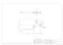 カクダイ 7060F-13 商品図面 自在水栓 商品図面1