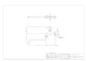 カクダイ 7060FBP-13 商品図面 カラー自在水栓 ブロンズ 商品図面1