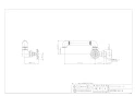 カクダイ 707-019-13 商品図面 厨房用横形自在水栓 商品図面1
