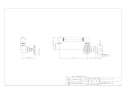 カクダイ 707-019-N 商品図面 厨房用横形自在水栓 ﾆｯｹﾙﾒｯｷ 商品図面1