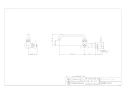 カクダイ 707-617-13 商品図面 胴長横形自在水栓 商品図面1