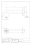 カクダイ 710-041 商品図面 衛生水栓(ﾐﾄﾞﾙ) 商品図面1