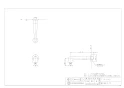 カクダイ 710-042 商品図面 衛生水栓(ﾛﾝｸﾞ) 商品図面1