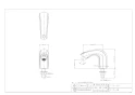 カクダイ 713-301 取扱説明書 商品図面 センサー水栓 商品図面1