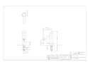 カクダイ 713-370 取扱説明書 商品図面 ｾﾝｻｰ水栓 商品図面1