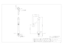 カクダイ 716-249-D 商品図面 立水栓(ﾄｰﾙ) ﾏｯﾄﾌﾞﾗｯｸ 商品図面1